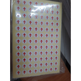  1 XẤP NHÃN DÁN, GHI CHÚ, GHI TÊN DECAL MŨI TÊN