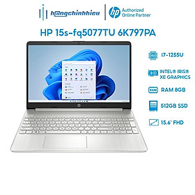 Mua Laptop HP 15s-fq5077TU 6K797PA i7-1255U | 8GB | 512GB | 15.6  FHD | Win 11 Hàng chính hãng