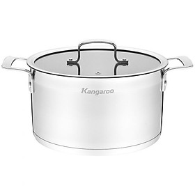 Nồi inox 20cm Kangaroo KG2IP2002 Hàng Chính Hãng