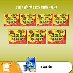 Hình ảnh 7 hộp yến Thiên Hoàng 12% ( hộp/6 lọ )