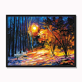 Tranh cao cấp Những sắc màu trong tuyết Model: AZ1-0228