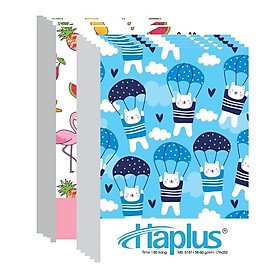 Lốc 10 vở kẻ ngang Haplus Hải Tiến 80 trang / Tập sinh viên B5 kích thước 179x252mm