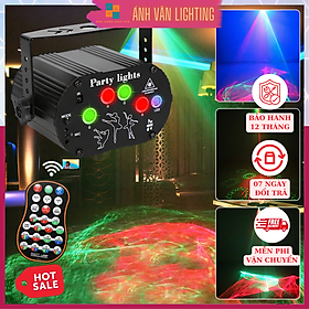 Mua Đèn Laser Mini 5 Cổng Màng Ảo 3D - 2IN1 Nháy Theo Nhạc Trang Trí Phòng Bay Phòng Ngủ Karaoke