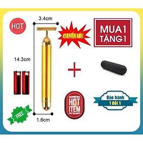 (Mua 1 Nhận 2) Mát Xa Rung Cầm Tay Mát Xa Mát Mạnh Pin Sạc 102 Cao Cấp 12 Kiểu (Hàng Mới Có Sẵn 100%) FMA1063