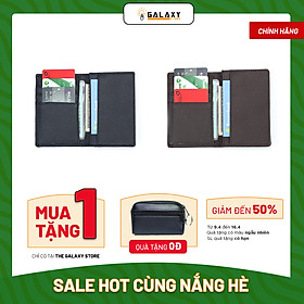 Combo 2 Ví Bóp Nam Nhỏ Gọn Nhiều Ngăn Để Thẻ CMND Galaxy Store GVMB01 GVMB02 (Đen + Nâu)