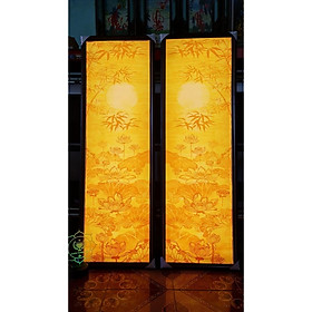 Tranh trúc chỉ in đôi một bộ hai bức_TCTD19