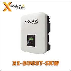 Bộ Inverter hòa lưới điện năng lượng mặt trời SOLAX X1-BOOST - 1 pha 5Kw ( Dual MPPT + Wifi + DC switch + LCD )