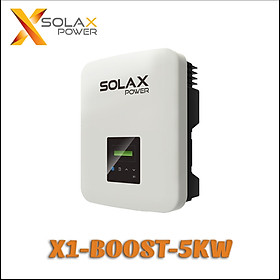 Mua Bộ Inverter hòa lưới điện năng lượng mặt trời SOLAX X1-BOOST - 1 pha 5Kw ( Dual MPPT + Wifi + DC switch + LCD )