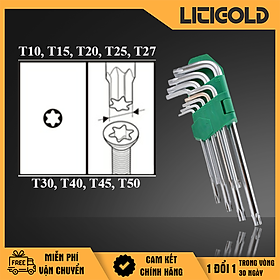 Mua Bộ Lục Giác Đầu Bông BerryLion 9 Cây T10-T50 _ Tặng diêm vô hạn