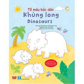 Tô Màu Bóc Dán - Khủng Long - Dinosaurs