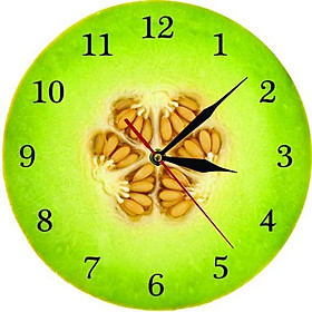 Đồng hồ treo tường quả bí xanh đáng yêu