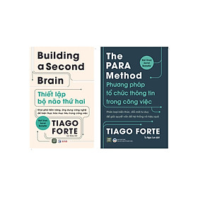 Combo Buiding A Second Brain - Thiết Lập Bộ Não Thứ Hai + The PARA Method - Phương Pháp Tổ Chức Thông Tin Trong Công Việc (Bộ 2 Cuốn) - 1980