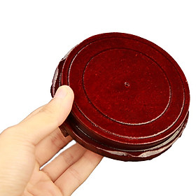 Mua Đế gỗ đặt tượng phật lư hương  ấm trà có thể xoay 360 độ