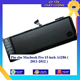 Pin cho Macbook Pro 15 inch A1286 2011 - 2012 - Hàng Nhập Khẩu New Seal