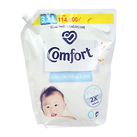 Nước Xả Vải Comfort Cho Da Nhạy Cảm Túi 3.2L