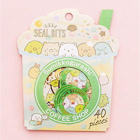 40 Miếng Dán Sticker Kawaii Nhật Bản