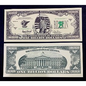 Mua Tờ tiền lưu niệm 1 tỷ Dollar Mỹ siêu khủng làm quà tặng   lì xì tết may mắn