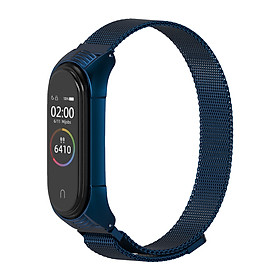 Mua Dây thay thế cho Xiaomi Miband 5 kim loại nhuyễn TF  Nam Châm DRU - Hàng Chính Hãng
