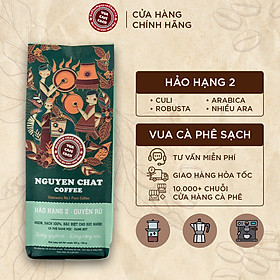 Cà phê xay nguyên chất HẢO HẠNG 2 Premium Coffee No. 2 phong cách Ý hương vị đậm đà, thơm nồng, hậu vị ngọt - 250g