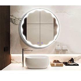 Mua GƯƠNG PHÒNG TẮM  TRANG ĐIỂM LED CẢM ỨNG  CÓ SẤY DP321A TRÒN D60CM