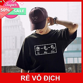 Giảm Giá Áo Thun Hàn Quốc Tay Lỡ Unisex Màu Đen Kim Mo Chi