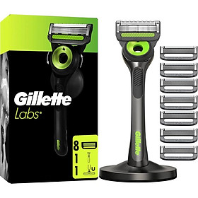 Dao cạo râu Gillette Labs 1 đế và 8 lưỡi thay thế hàng chính hãng