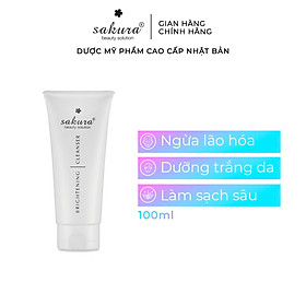 Sữa Rửa Mặt Trắng Da Sakura Brightening Cleanser