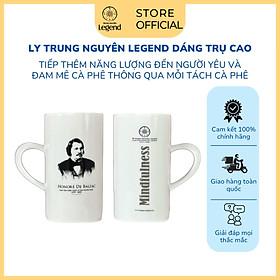 Ly Sứ Dáng Trụ Cao Trung Nguyên Legend - Thiết kế tối giản sang trọng - 450ml- Mẫu ngẫu nhiên
