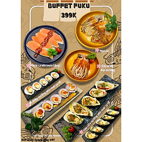 Hình ảnh Buffet Nướng Rakuen BBQ - Menu Buffet Fuku