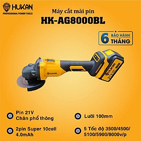 MÁY MÀI PIN 4000MA HK-AGC8000BL HUKAN ( 2PIN ) - HÀNG CHÍNH HÃNG