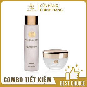 Combo Kedma Sữa Rửa Mặt (180ml) + Tẩy Tế  Bào Chết Cho Da (50gr) - Làm Sạch Sâu Từ Khoáng Chất Biển Chết