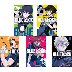 Sách - Blue lock (combo 5 tập từ tập 1 đến 5)