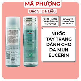 Nước Tẩy Trang Cho Da Dầu Mụn EUCERIN ProACNE Acne&Makeup Cleansing Water