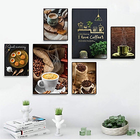 Mua TRANH CANVAS - TRANH TREO TƯỜNG TRANG TRÍ QUÁN CÀ PHÊ(TẶNG KÈM ĐINH 3 CHÂN)