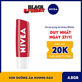 Son Dưỡng Nivea Mùi Dâu 4.8g - 85083