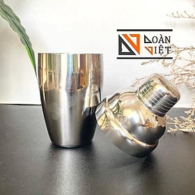 Mua Bình Lắc Shaker Nhựa Dày /Inox 350ml - Pha Chế Cocktail  Trà Sữa. Dụng cụ pha chế có vạch chia định lượng