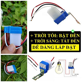 Mua Công tắc cảm biến ánh sáng tự động bật tắt đèn 12v - 24v - 220v loại tốt siêu nhạy