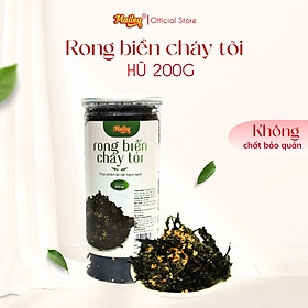 Rong biển cháy tỏi Mailey Hũ 200g - Rong biển ăn liền, ăn vặt, trộn cơm thơm ngon giàu dinh dưỡng