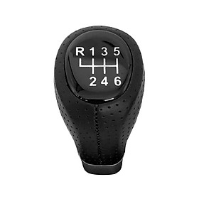 6 Speed Leather Gear Stick Shift Knob Head Lever Adapter Manual Replacement for BMW E34 E36 E38 E39 E46 E53 E60 E61 E63