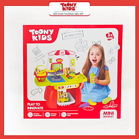 Đồ Chơi Nấu Ăn Bộ Siêu Thị 3 TOONYKIDS - Đồ Chơi Nhà Bếp Cho Bé