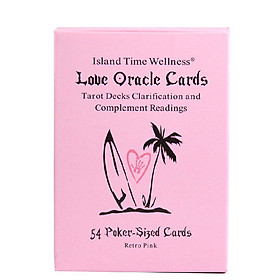 Bộ Bài Retro Pink Island Time Wellness Love Oracle