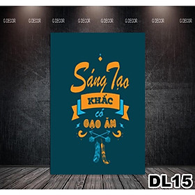 Mua Tranh treo tường canvas 1 bức tạo động lực  tranh slogan trang trí văn phòng  tranh cổ động treo phòng làm việc  chữ 02