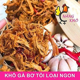 Khô Gà Bơ Tỏi Loại 1  Giòn - Ngon - Đậm Vị  500Gr - Thương hiệu Nàng Khô