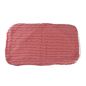 Túi Ngủ cho bé Sơ Sinh Mùa Đông Ấm Làm Dày Plus Nhung Đan Ấm Túi Ngủ Len Xe Đẩy Túi Ngủ - Pink