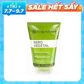 Gel Rửa Mặt Yves Rocher Purifying Cleansing Gel 125ml