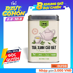 Trà Xanh Cầu Đất Dalat Farm - Hộp 110Gr