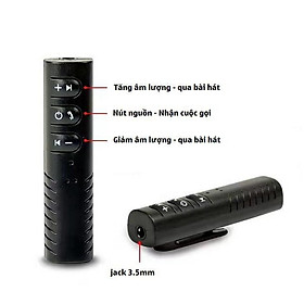 Mua Thiết bị phát nhận bluetooth cho hệ thống dàn âm thanh  loa  tai nghe  dàn loa trên ô tô sứ dụng pin sạc (đen)
