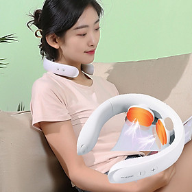 Máy massage cổ VP-CV23 massage bằng xung điện EMS hiện đại và nhiệt ấm, giúp thư giãn, giảm nhức mỏi cổ