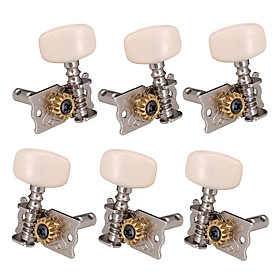 Guitar Open 3R3L Button Tuning Pegs Tuners Head Knobs for Acoustic Guitar Parts