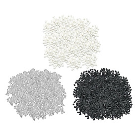 3000Pcs Silicone Toggles Cord Adjusters Locks Stopper Rope Lock for Face Mask